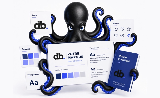 Pieuvre et identité visuelle