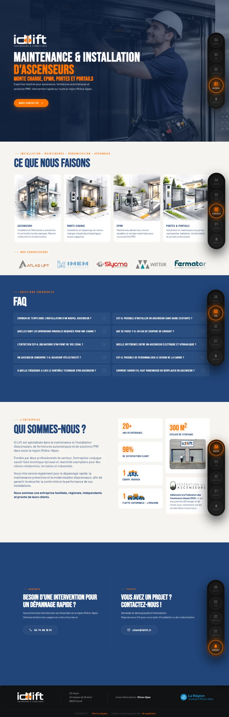 réalisation site web idlift