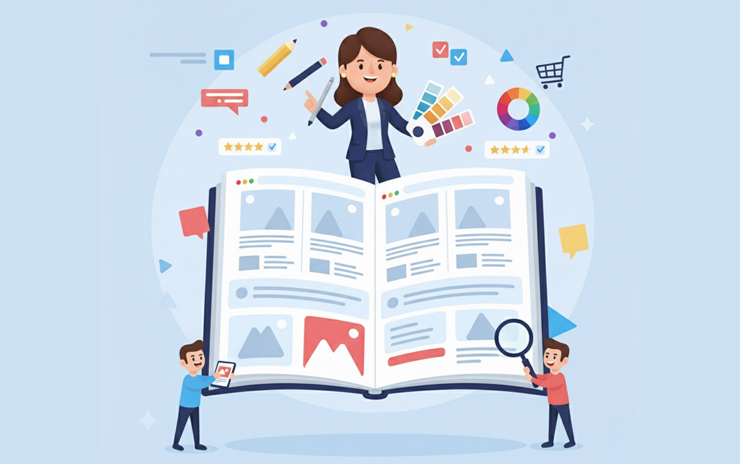 Mise en page de catalogue