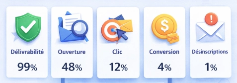 Tableau de bord et KPI marketing